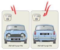Triumph TR5 1967-68 (Hard Top) Air Freshener